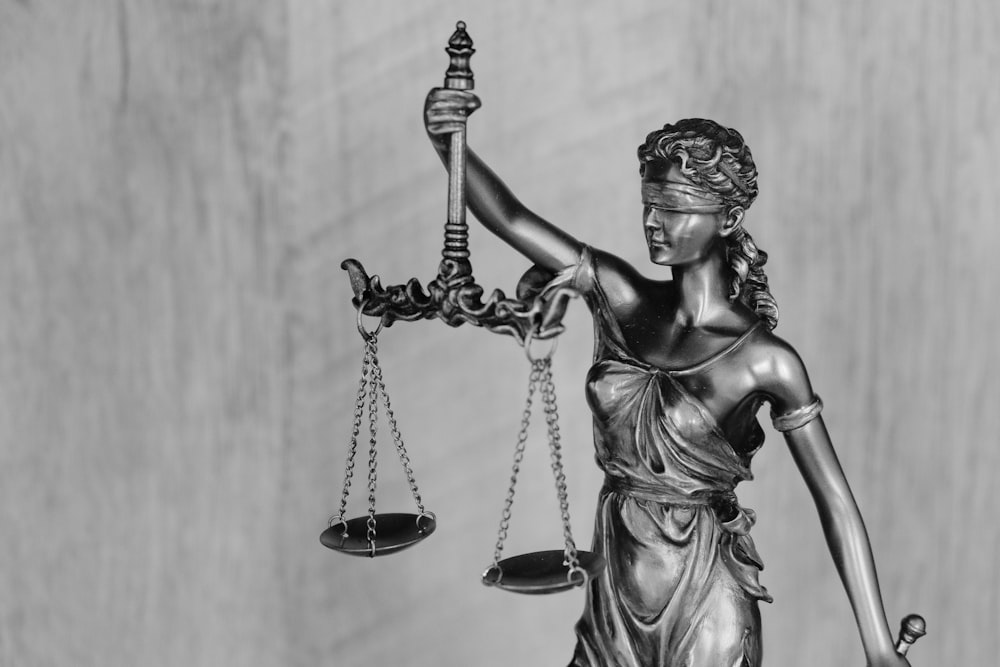 Statue representing justice